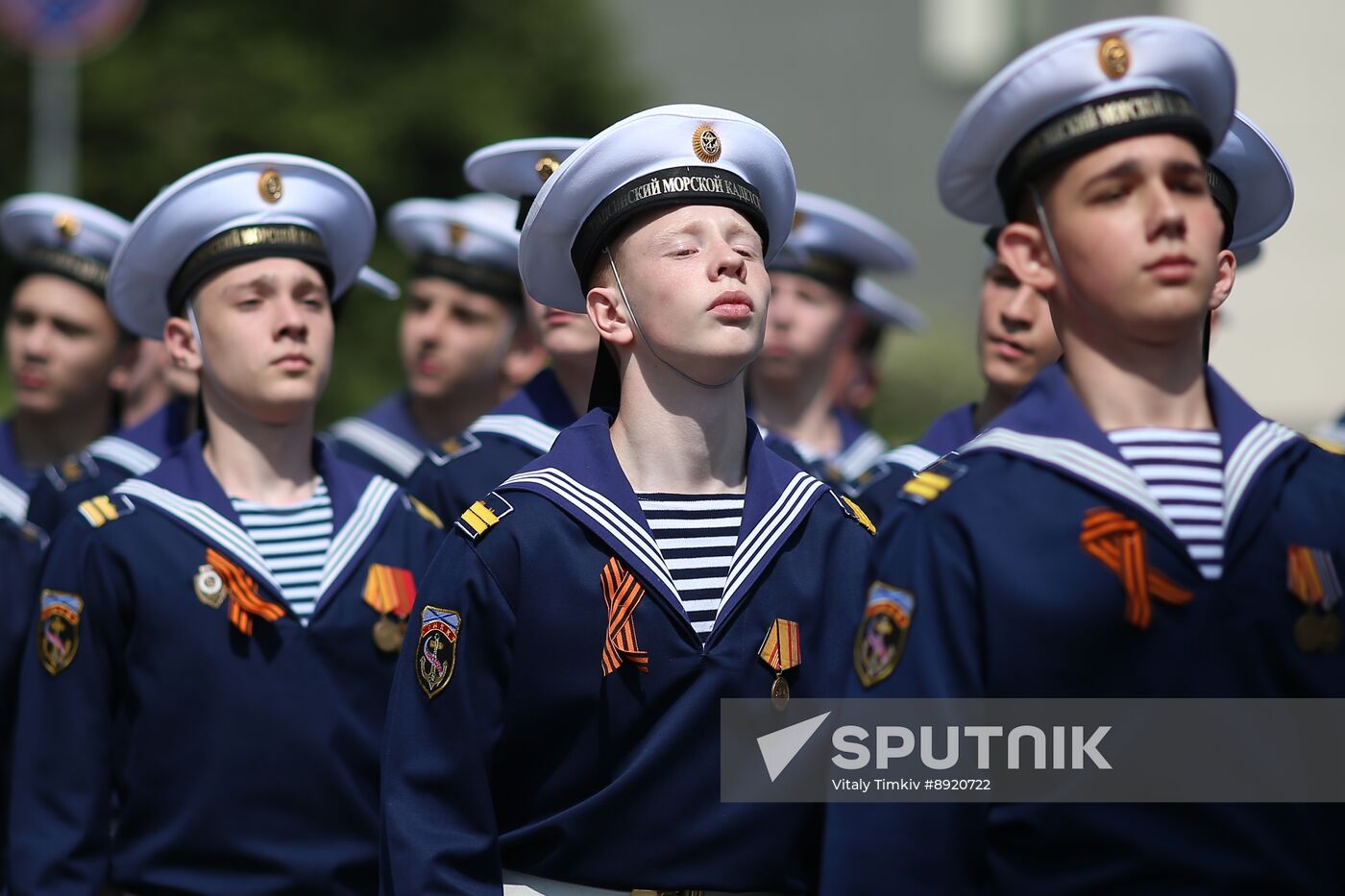 Military parade marking 80th anniversary of Victory in Great Patriotic War in Hero City Novorossiysk