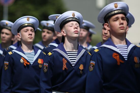 Military parade marking 80th anniversary of Victory in Great Patriotic War in Hero City Novorossiysk
