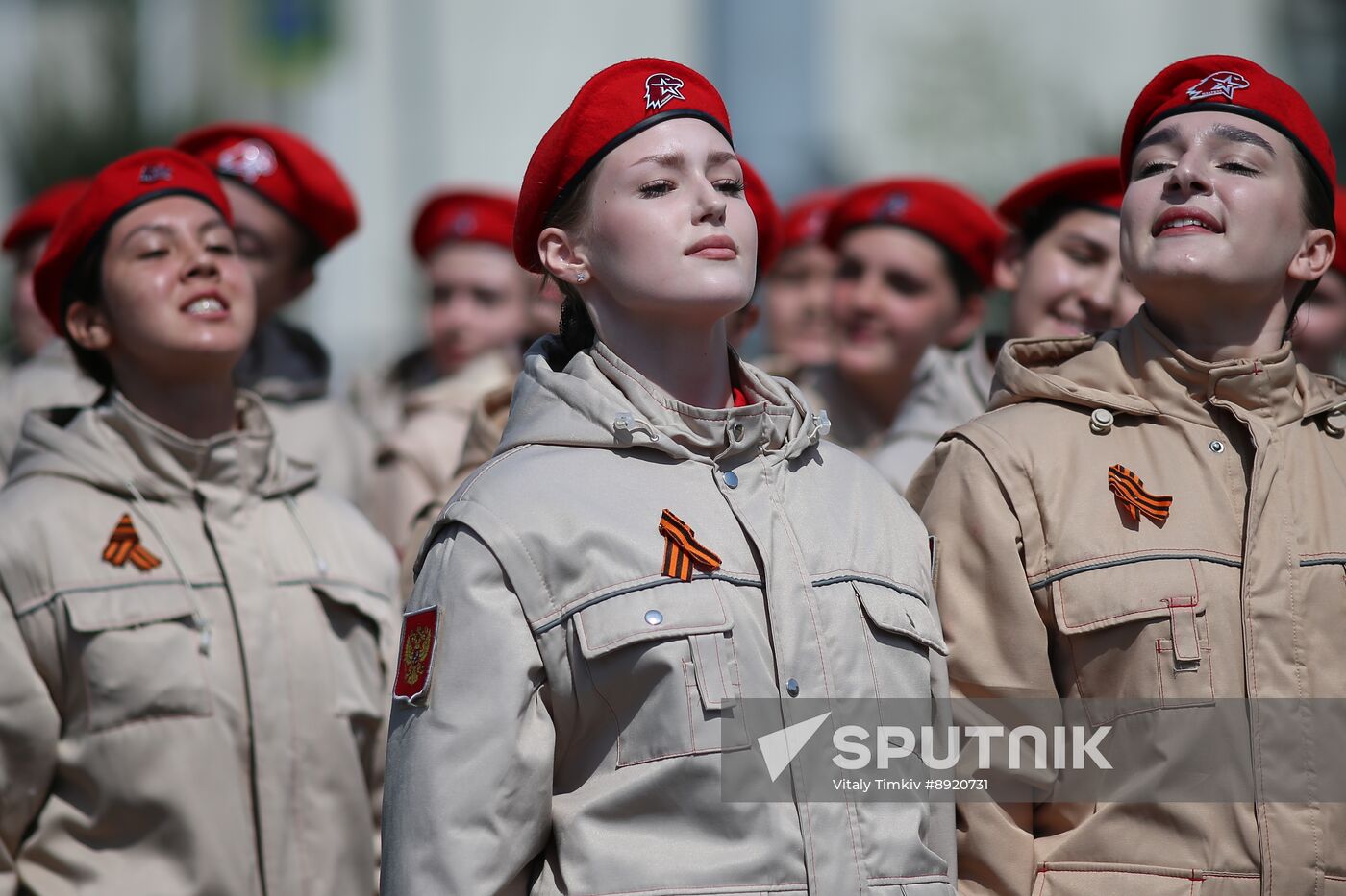 Military parade marking 80th anniversary of Victory in Great Patriotic War in Hero City Novorossiysk