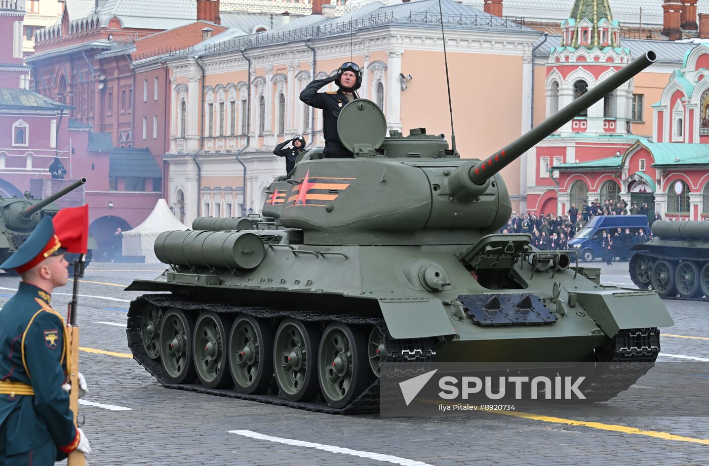 Military parade marking 80th anniversary of Victory in Great Patriotic War in Moscow