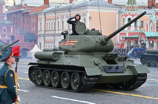 Military parade marking 80th anniversary of Victory in Great Patriotic War in Moscow