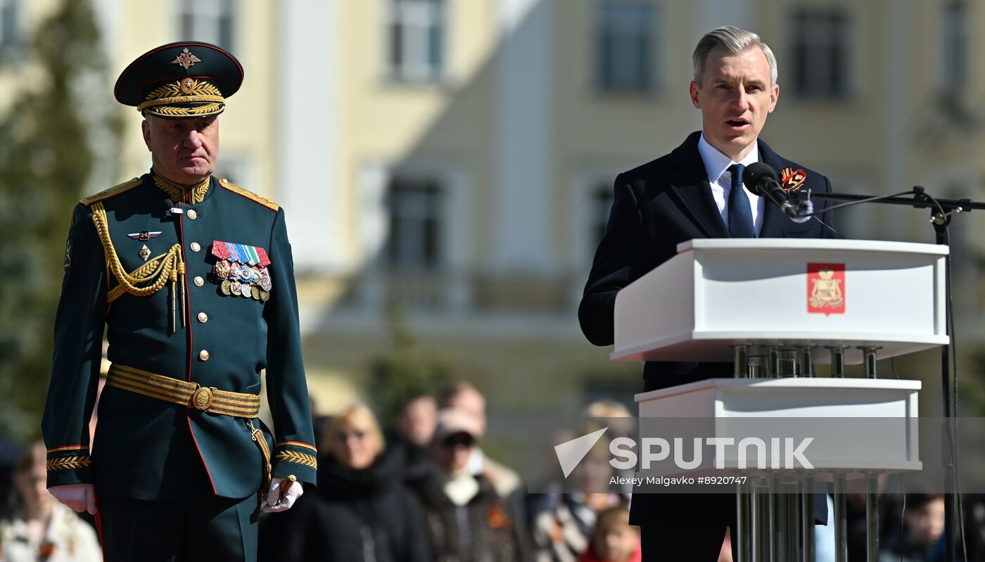 Military parade marking 80th anniversary of Victory in Great Patriotic War in Hero City Smolensk