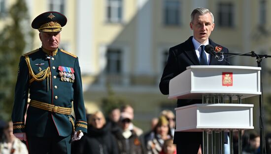 Military parade marking 80th anniversary of Victory in Great Patriotic War in Hero City Smolensk