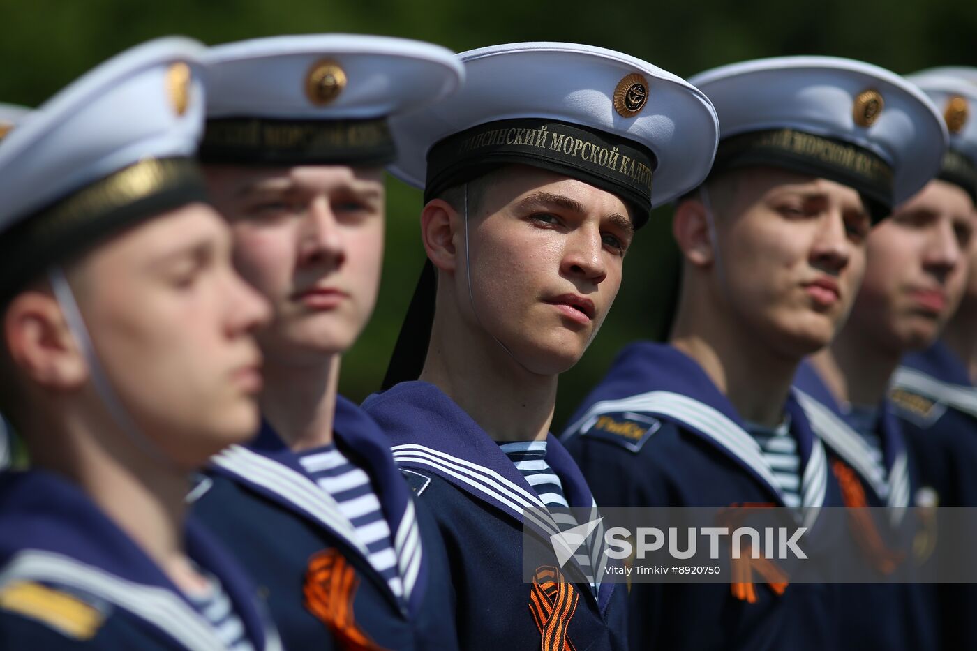Military parade marking 80th anniversary of Victory in Great Patriotic War in Hero City Novorossiysk