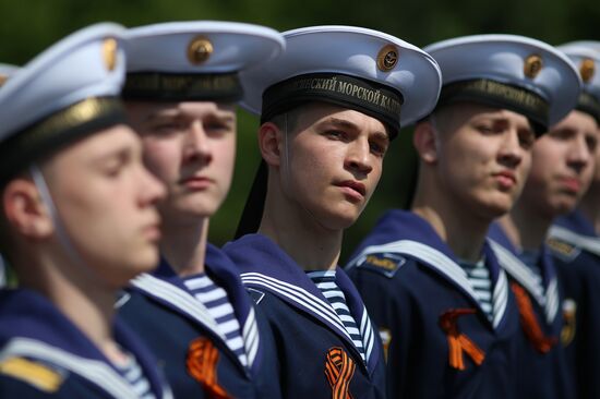 Military parade marking 80th anniversary of Victory in Great Patriotic War in Hero City Novorossiysk