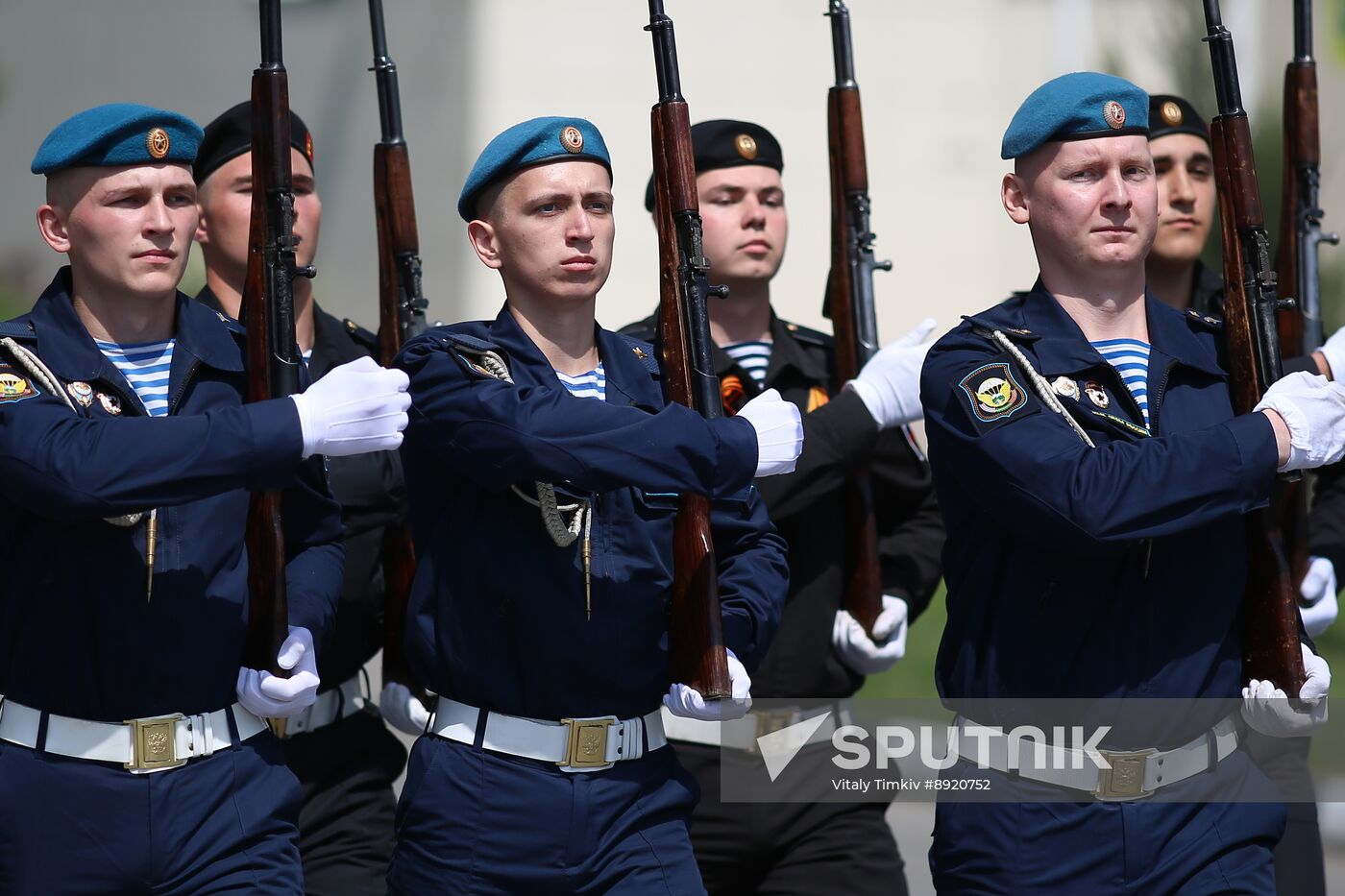 Military parade marking 80th anniversary of Victory in Great Patriotic War in Hero City Novorossiysk