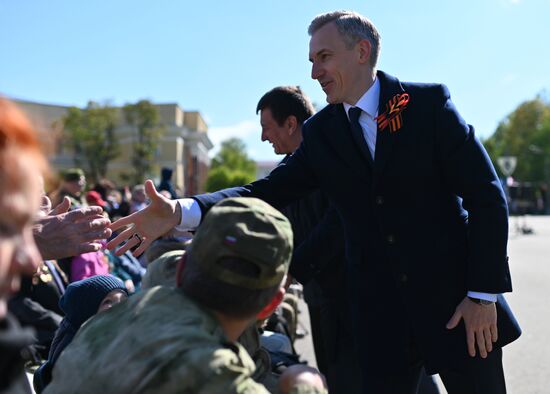 Military parade marking 80th anniversary of Victory in Great Patriotic War in Hero City Smolensk