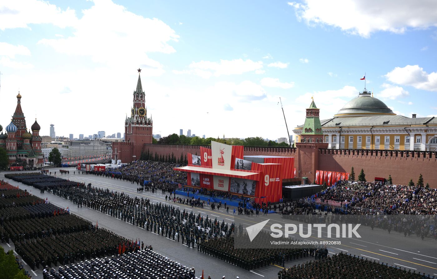 Military parade marking 80th anniversary of Victory in Great Patriotic War in Moscow