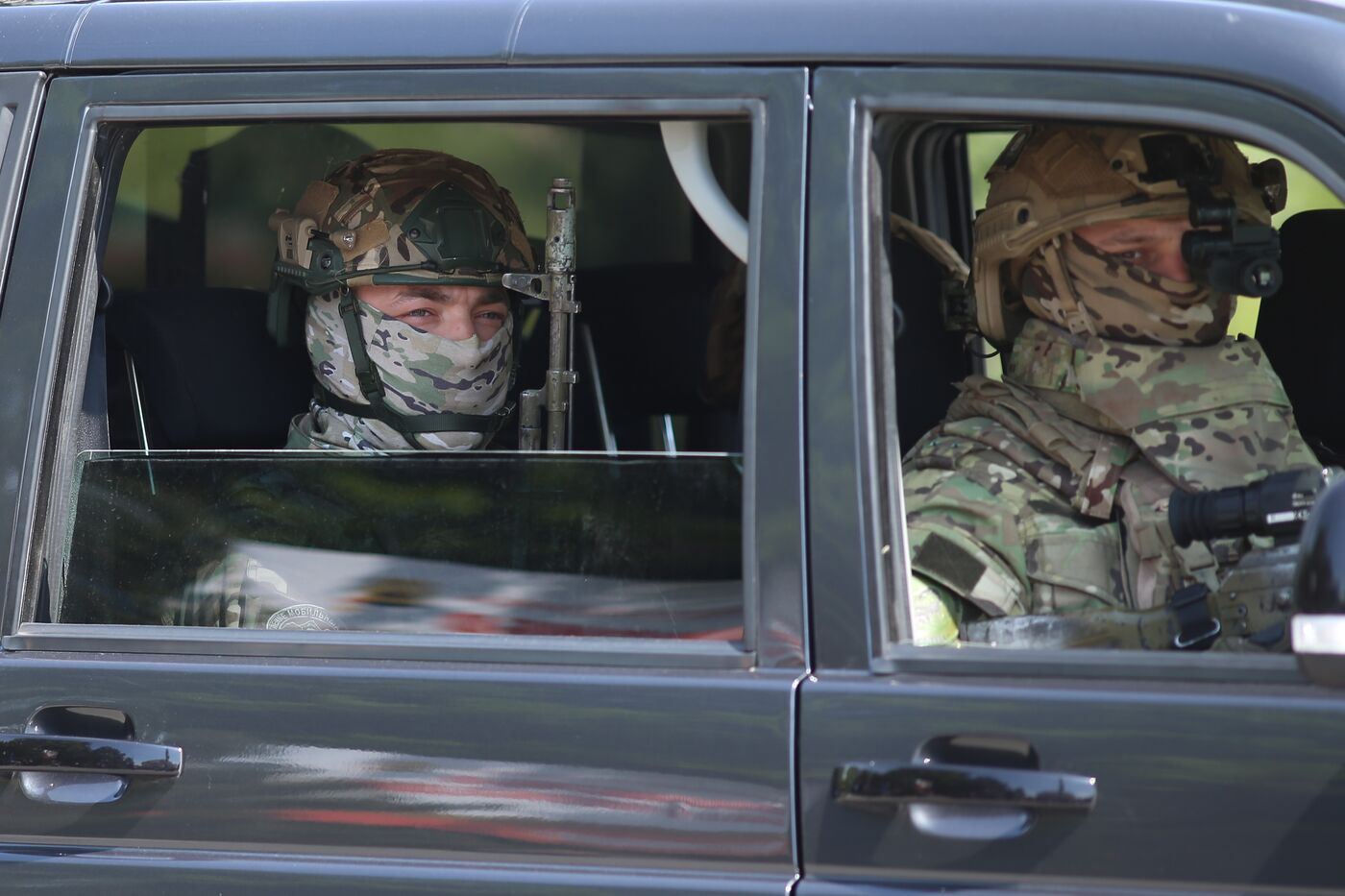 Military parade marking 80th anniversary of Victory in Great Patriotic War in Hero City Novorossiysk