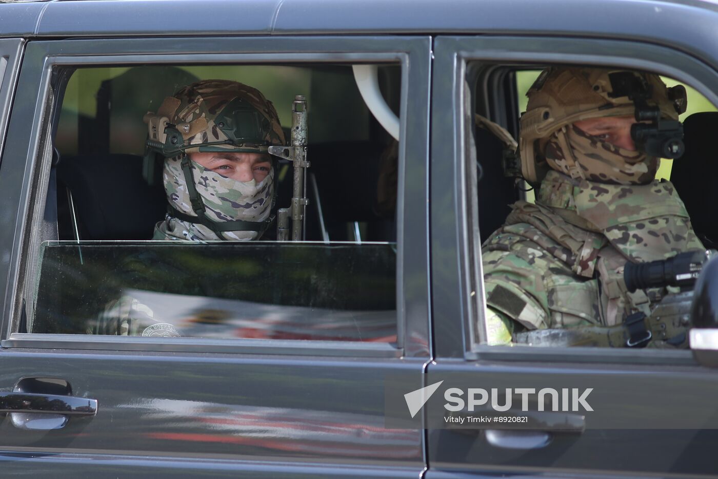 Military parade marking 80th anniversary of Victory in Great Patriotic War in Hero City Novorossiysk