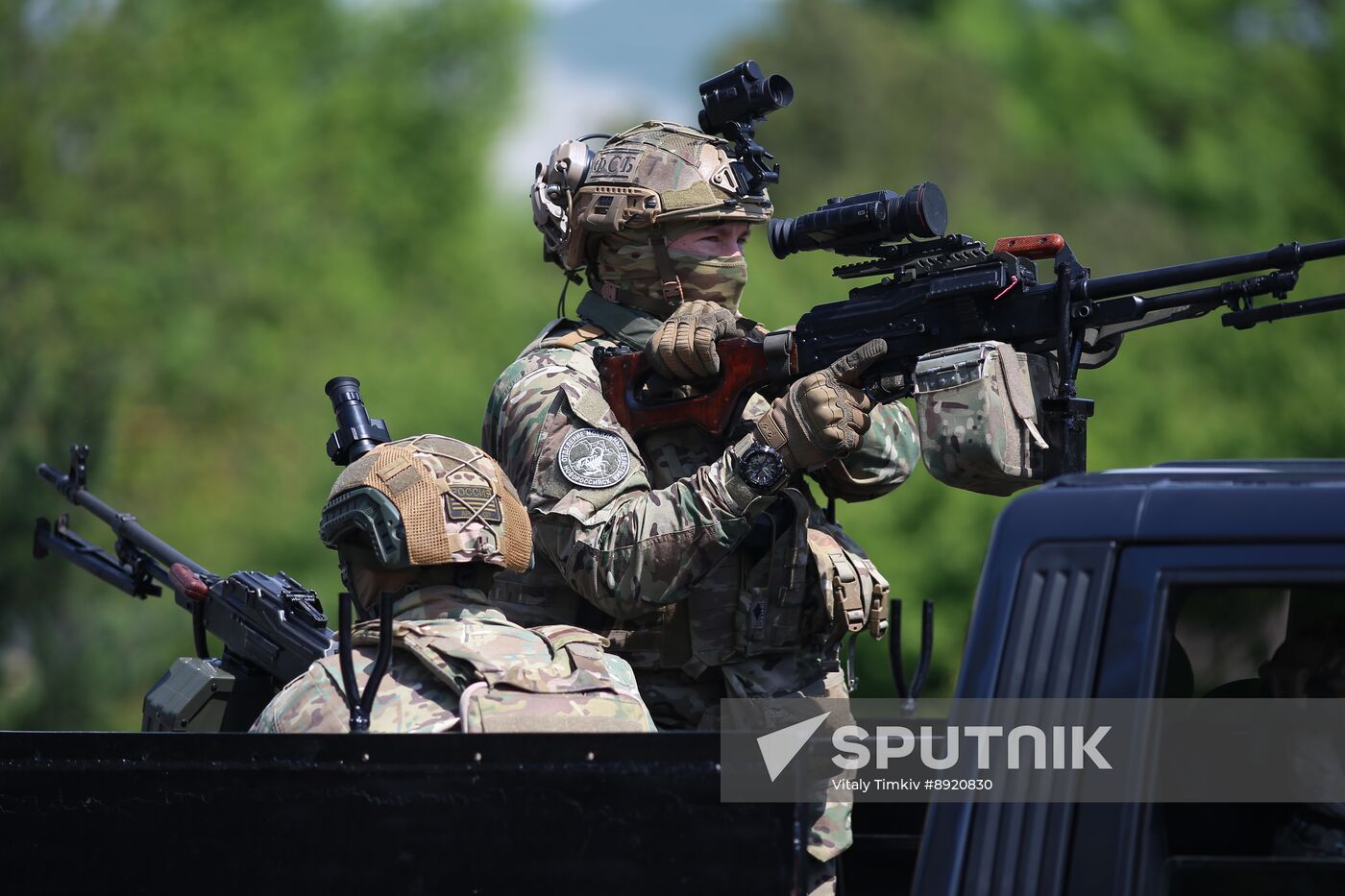 Military parade marking 80th anniversary of Victory in Great Patriotic War in Hero City Novorossiysk