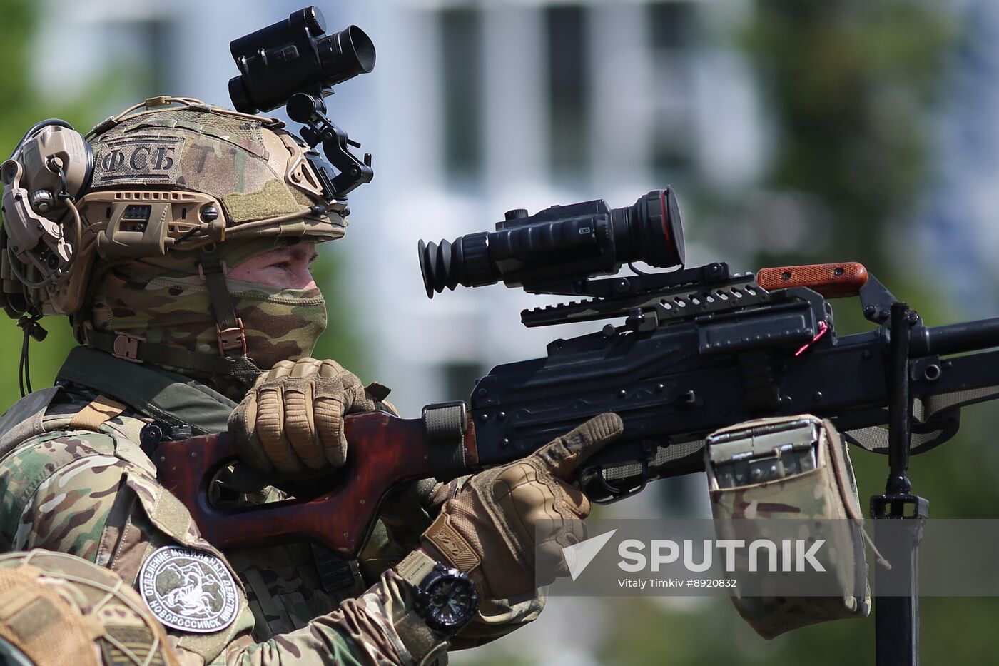 Military parade marking 80th anniversary of Victory in Great Patriotic War in Hero City Novorossiysk