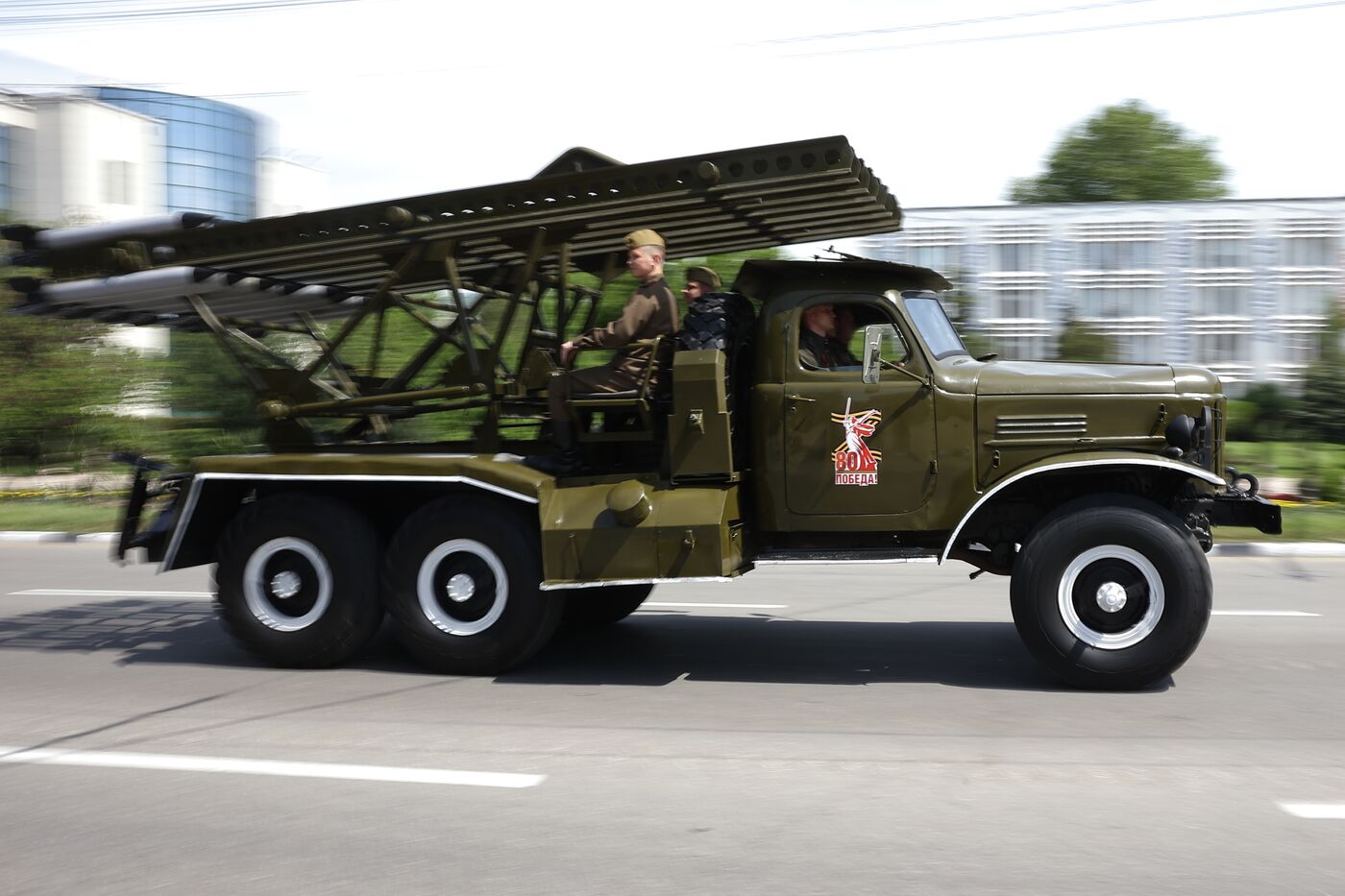 Military parade marking 80th anniversary of Victory in Great Patriotic War in Hero City Novorossiysk
