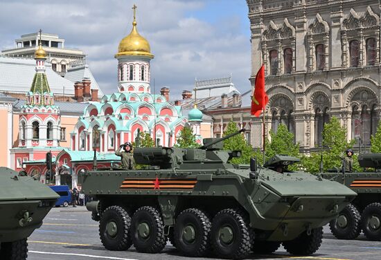 Military parade marking 80th anniversary of Victory in Great Patriotic War in Moscow