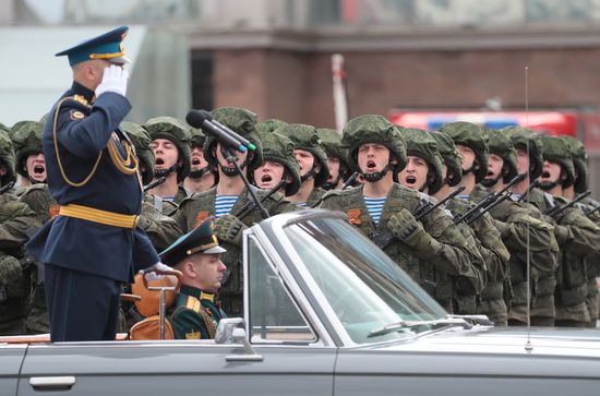 Military parade marking 80th anniversary of Victory in Great Patriotic War in Hero City Tula