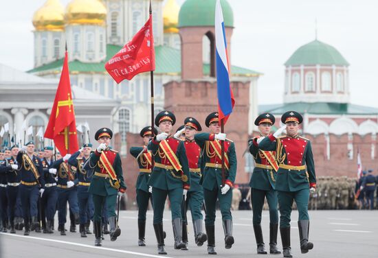 Military parade marking 80th anniversary of Victory in Great Patriotic War in Hero City Tula