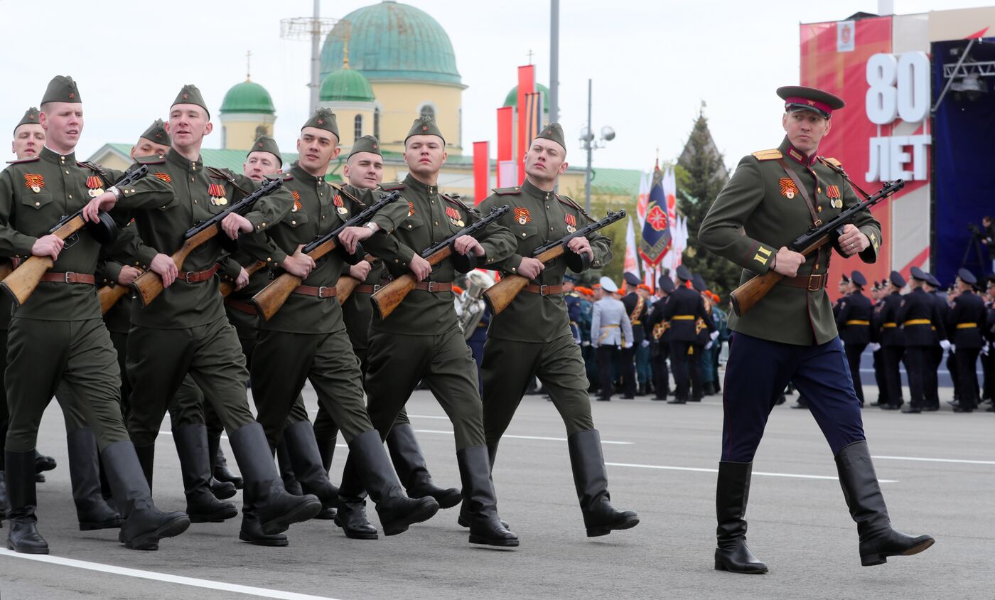 Military parade marking 80th anniversary of Victory in Great Patriotic War in Hero City Tula