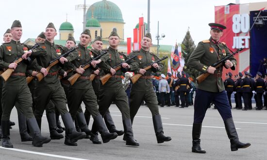 Military parade marking 80th anniversary of Victory in Great Patriotic War in Hero City Tula
