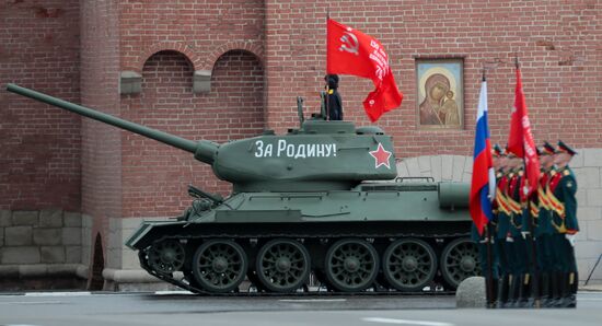 Military parade marking 80th anniversary of Victory in Great Patriotic War in Hero City Tula