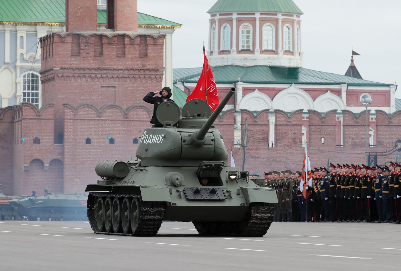 Military parade marking 80th anniversary of Victory in Great Patriotic War in Hero City Tula