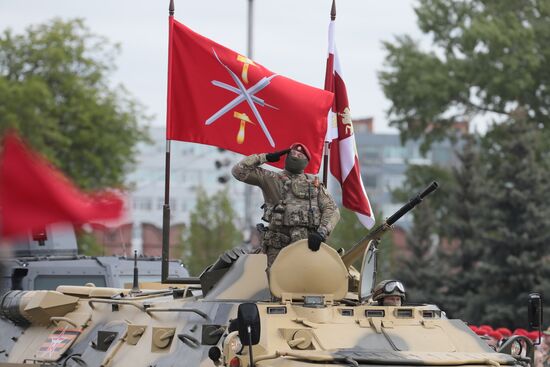 Military parade marking 80th anniversary of Victory in Great Patriotic War in Hero City Tula