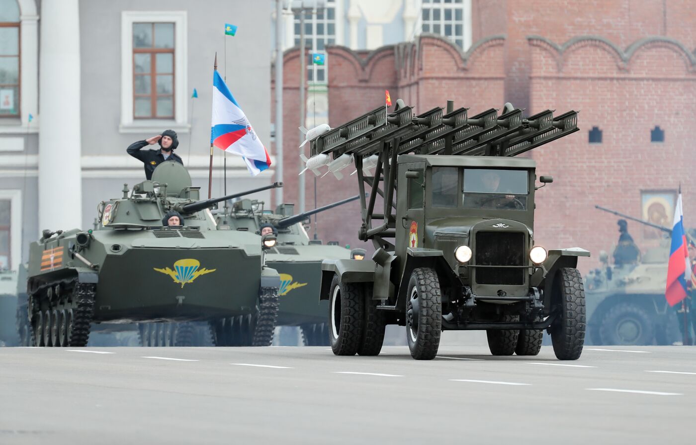 Military parade marking 80th anniversary of Victory in Great Patriotic War in Hero City Tula