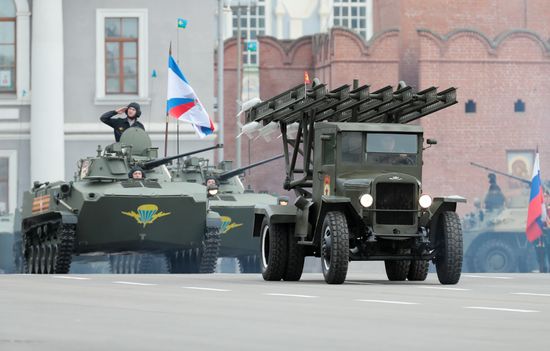 Military parade marking 80th anniversary of Victory in Great Patriotic War in Hero City Tula