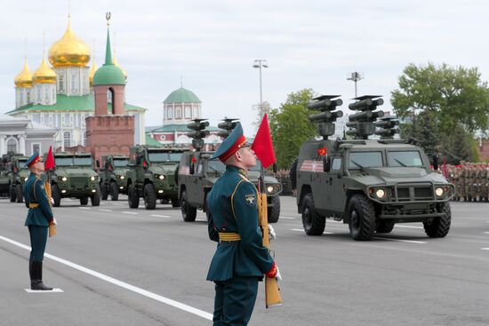 Military parade marking 80th anniversary of Victory in Great Patriotic War in Hero City Tula