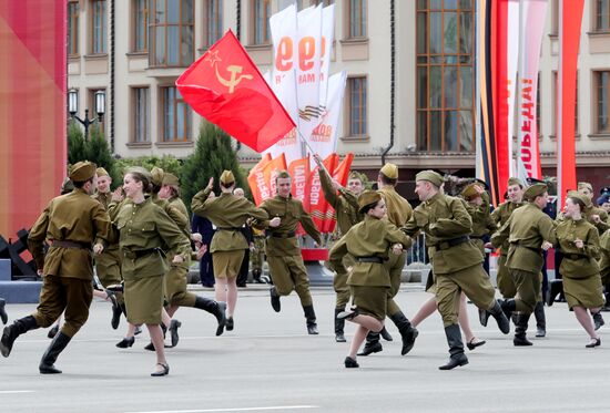 Military parade marking 80th anniversary of Victory in Great Patriotic War in Hero City Tula