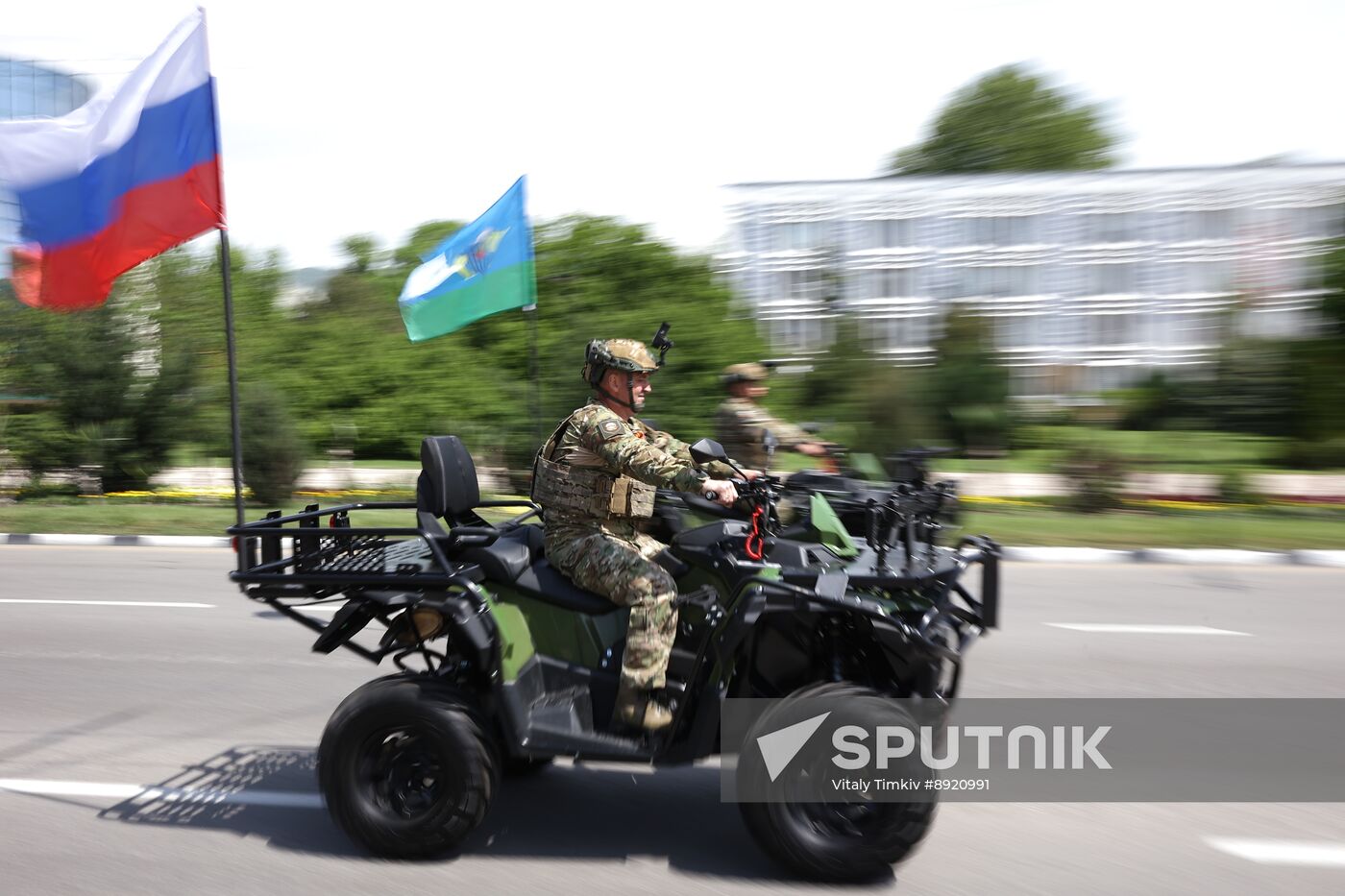 Military parade marking 80th anniversary of Victory in Great Patriotic War in Hero City Novorossiysk