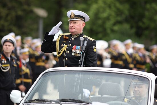 Military parade marking 80th anniversary of Victory in Great Patriotic War in Hero City Novorossiysk