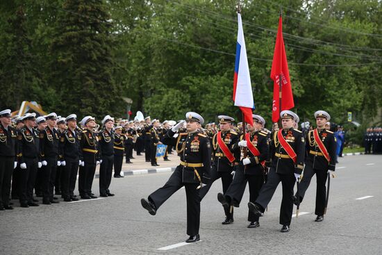 Military parade marking 80th anniversary of Victory in Great Patriotic War in Hero City Novorossiysk