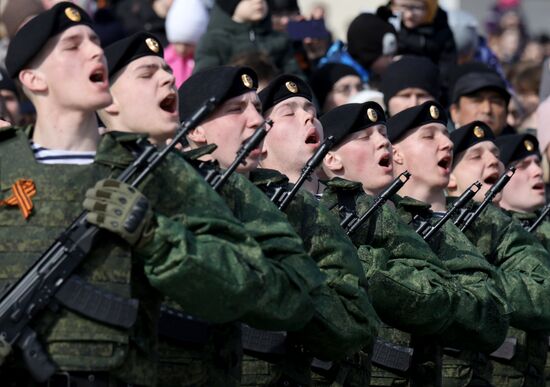 Military parade marking 80th anniversary of Victory in Great Patriotic War in Hero City Murmansk