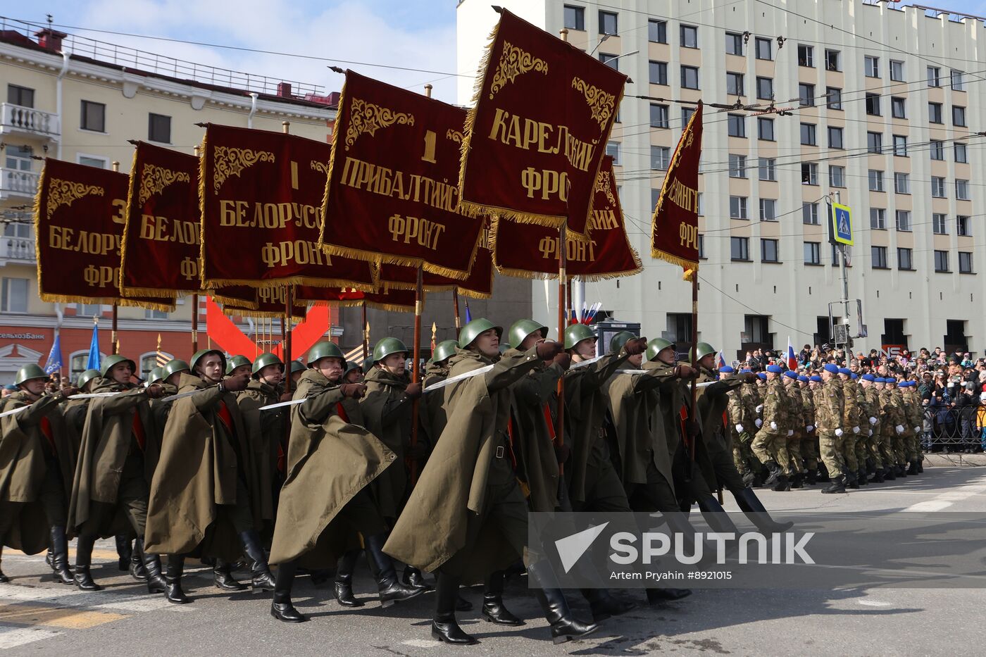 Military parade marking 80th anniversary of Victory in Great Patriotic War in Hero City Murmansk