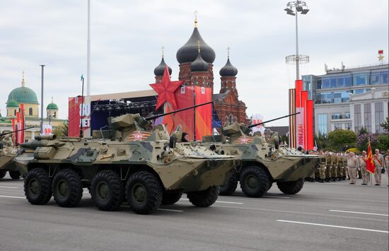 Military parade marking 80th anniversary of Victory in Great Patriotic War in Hero City Tula