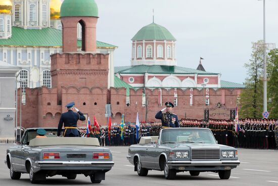 Military parade marking 80th anniversary of Victory in Great Patriotic War in Hero City Tula