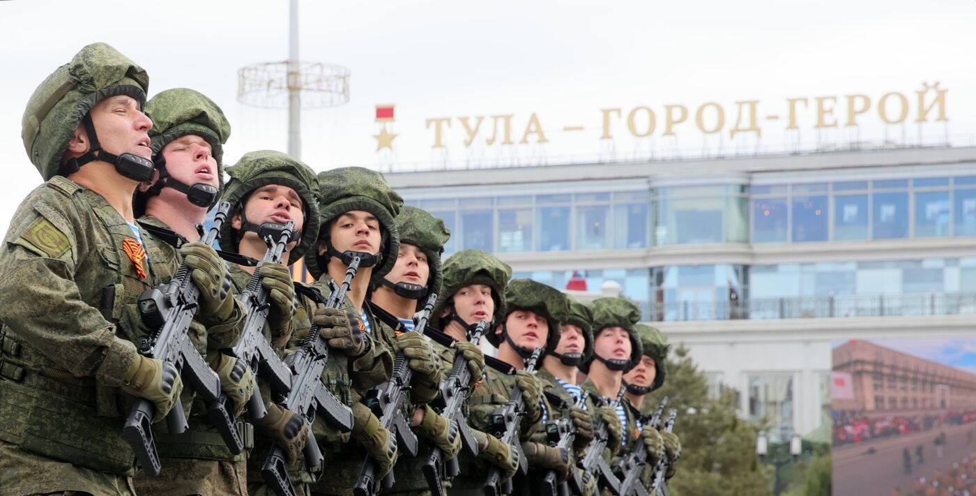 Military parade marking 80th anniversary of Victory in Great Patriotic War in Hero City Tula