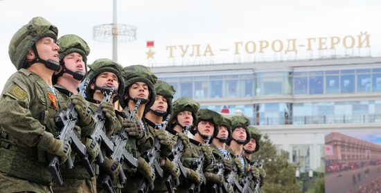 Military parade marking 80th anniversary of Victory in Great Patriotic War in Hero City Tula