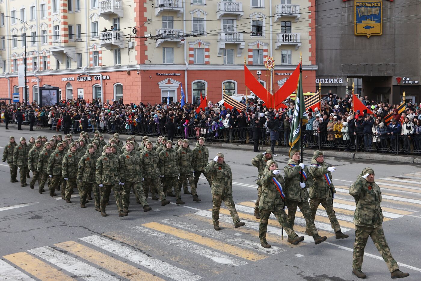 Military parade marking 80th anniversary of Victory in Great Patriotic War in Hero City Murmansk