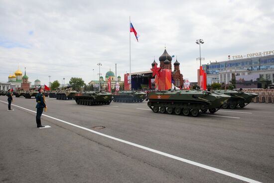 Military parade marking 80th anniversary of Victory in Great Patriotic War in Hero City Tula