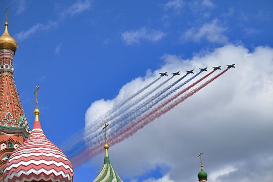 Military parade marking 80th anniversary of Victory in Great Patriotic War in Moscow