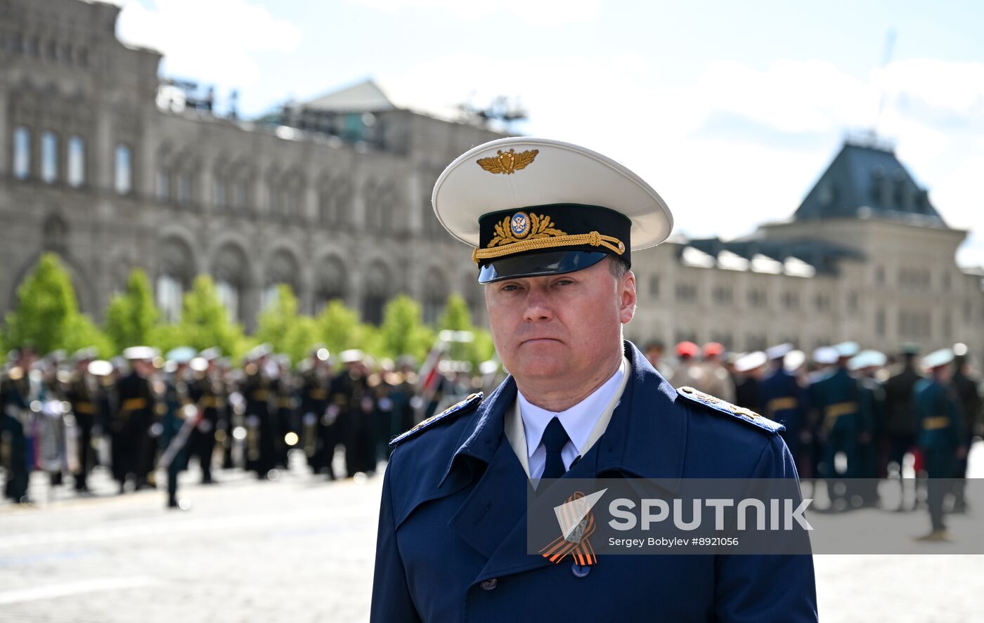 Public figures at military parade marking 80th anniversary of Victory