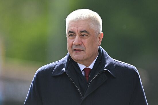 Public figures at military parade marking 80th anniversary of Victory