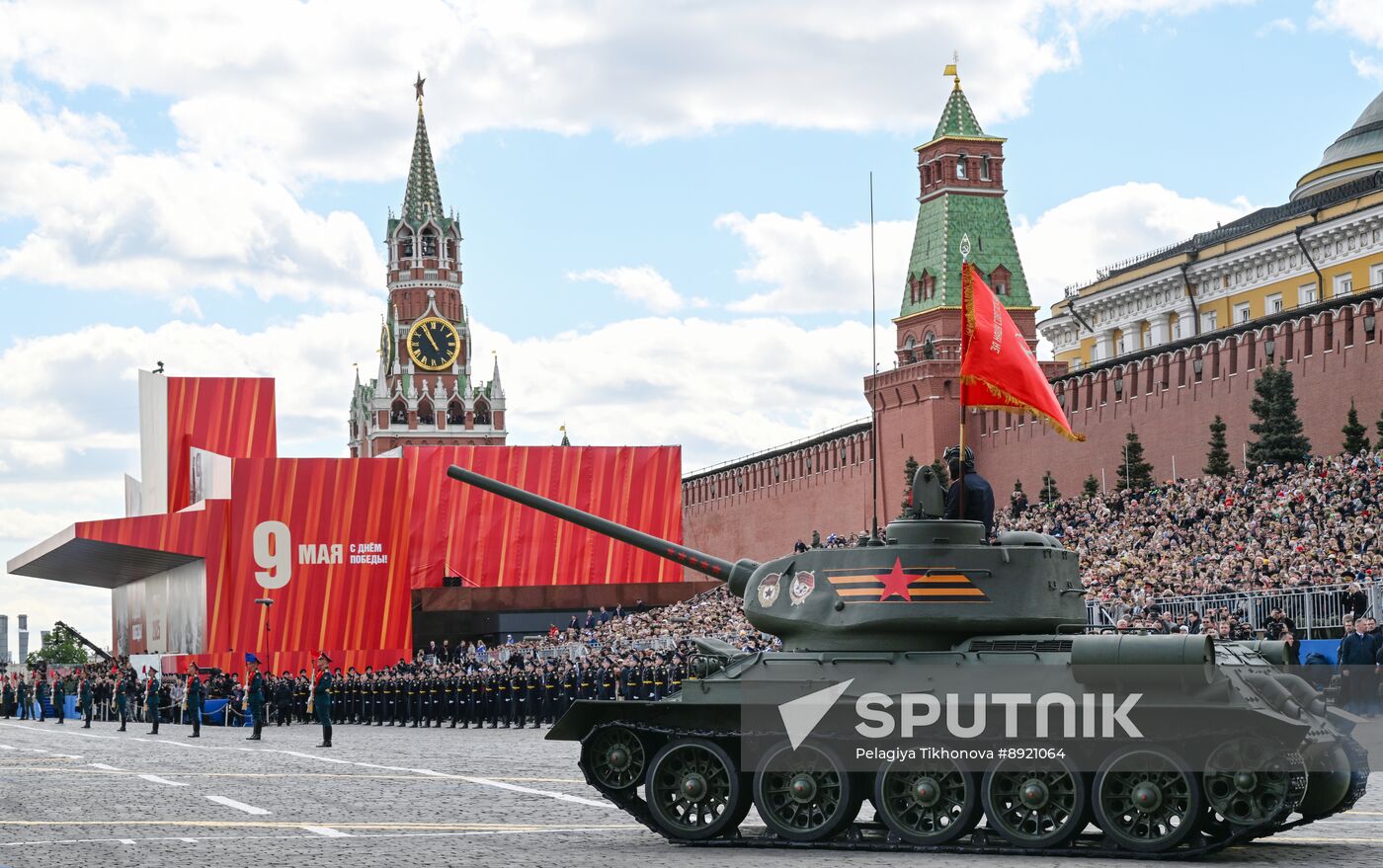 Military parade marking 80th anniversary of Victory in Great Patriotic War in Moscow