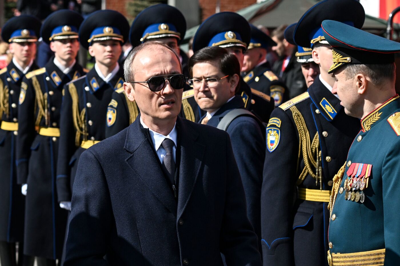 Public figures at military parade marking 80th anniversary of Victory