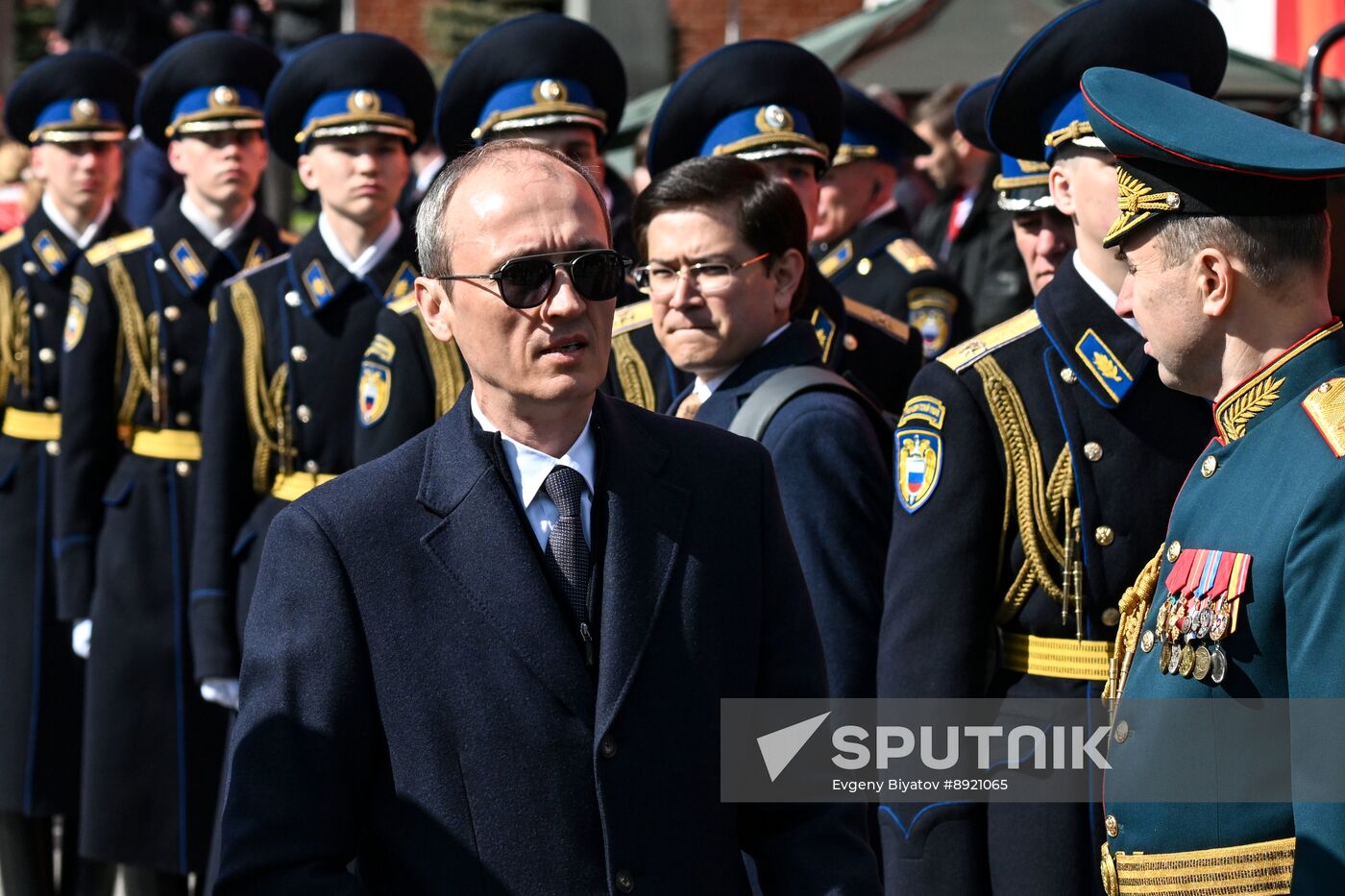 Public figures at military parade marking 80th anniversary of Victory