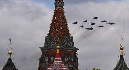 Military parade marking 80th anniversary of Victory in Great Patriotic War in Moscow