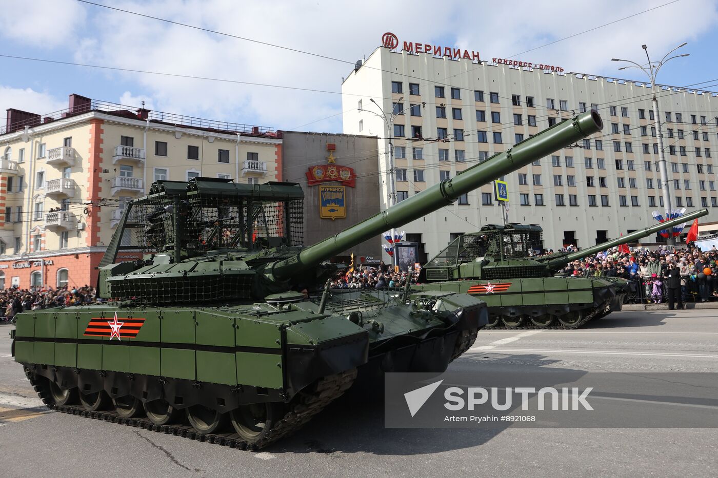 Military parade marking 80th anniversary of Victory in Great Patriotic War in Hero City Murmansk