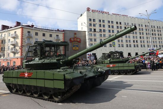 Military parade marking 80th anniversary of Victory in Great Patriotic War in Hero City Murmansk