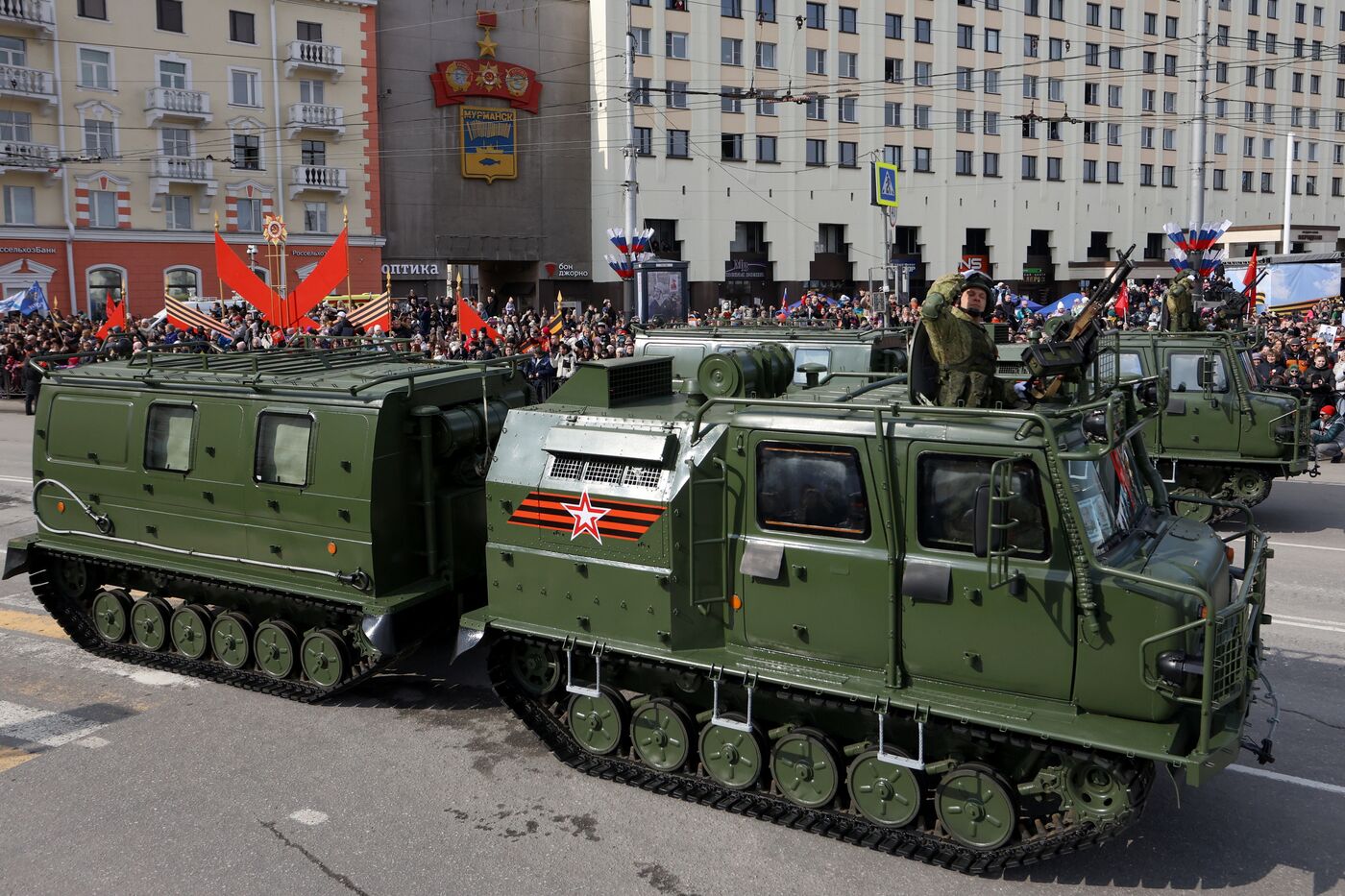 Military parade marking 80th anniversary of Victory in Great Patriotic War in Hero City Murmansk